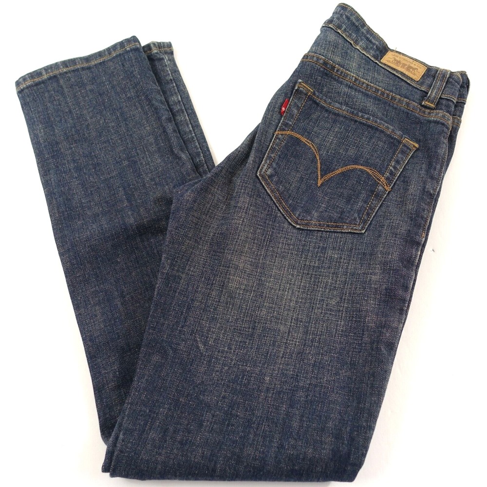 Levis Skinny Jeans Women Size 6 Medium Midrise Stretch Pockets